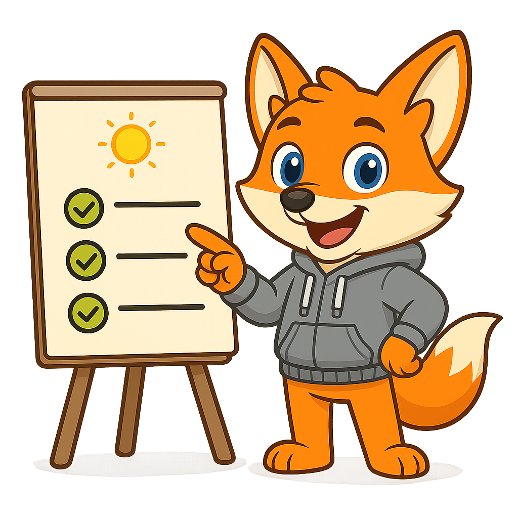 Foxy Buddy mascot